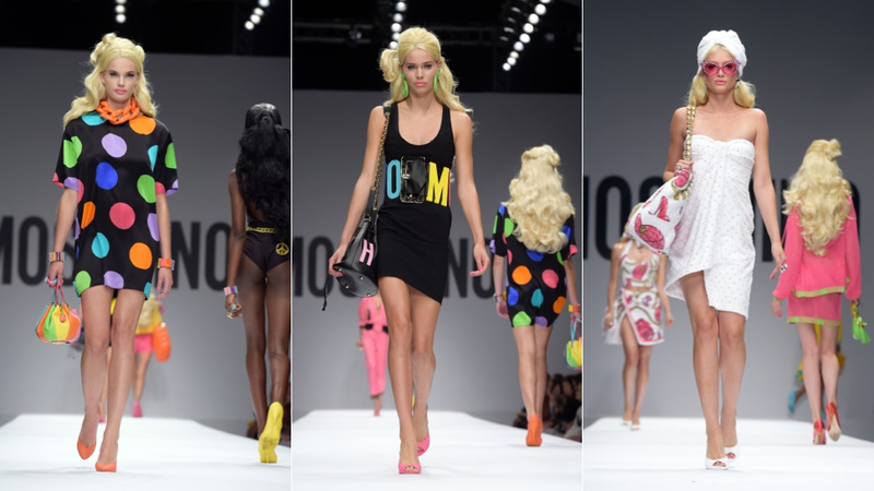 Illustration for article titled Moschino's Spring Collection: An Entire Barbie Dream-Wardrobe